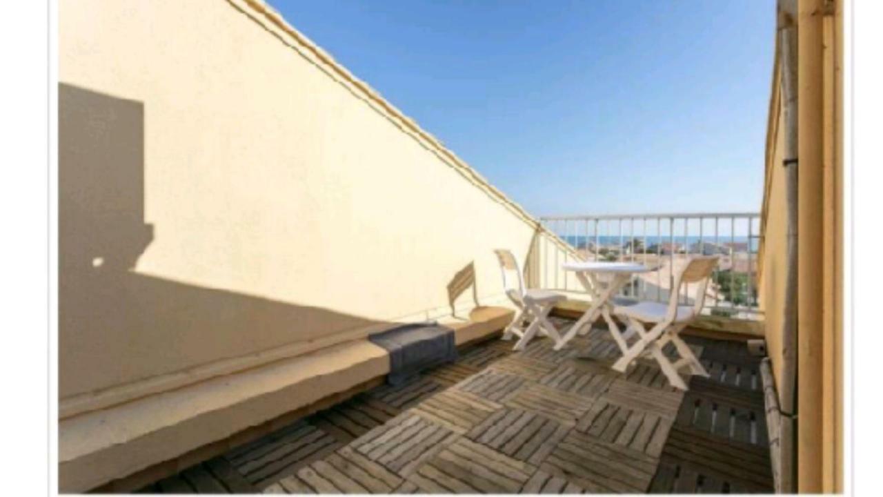F3 Narbone-Plage Avec Solarium 250M De La Mer Vue Mer Et Clape Narbonne-Plage Esterno foto